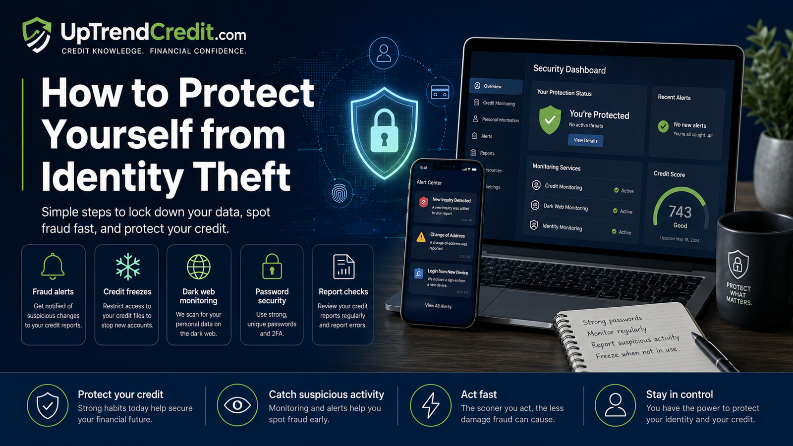 How to protect yourself from identity theft — 9 real steps for 2026